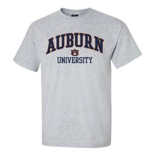 grey Auburn University short sleeve